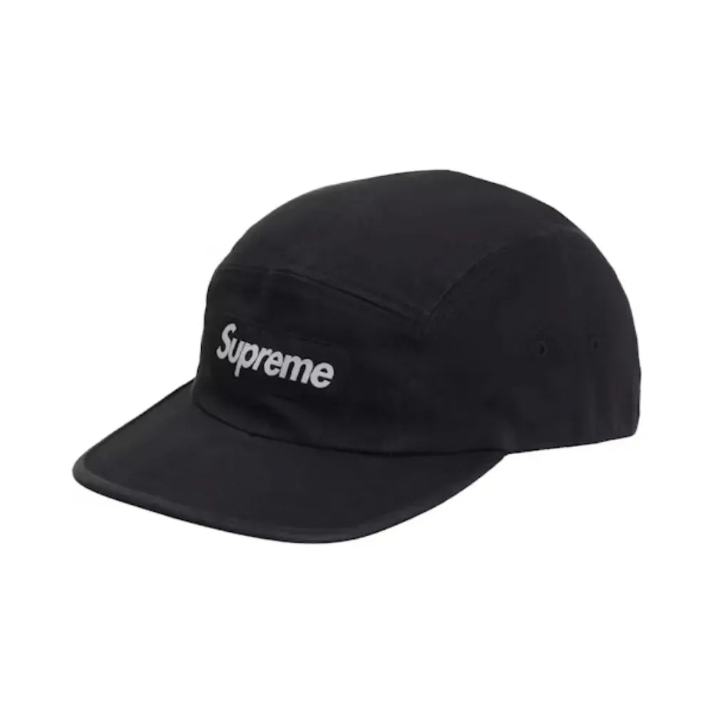 Boné Supreme Washed Chino Twill Camp Cap "Black"