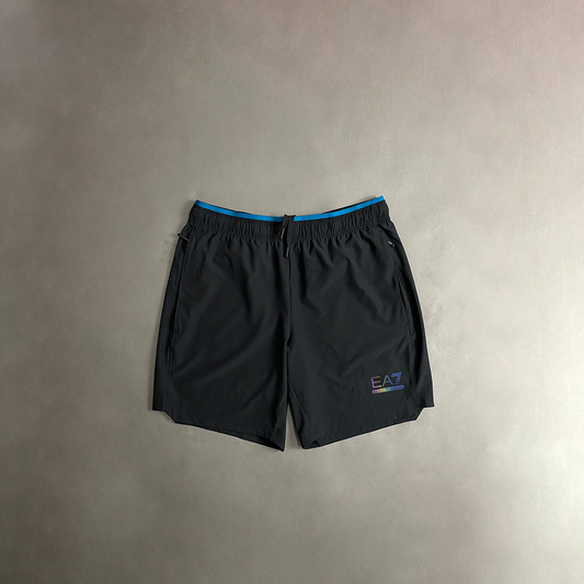 Shorts EA7 Ventus detalhes holográficos