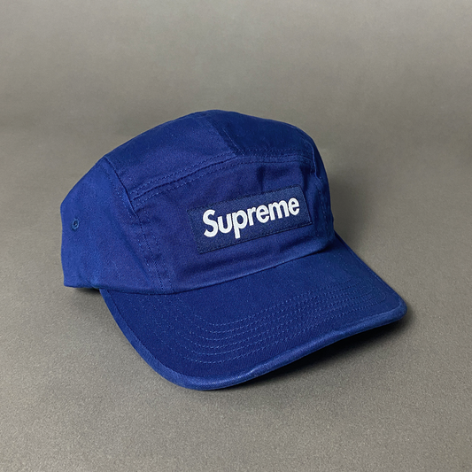 Boné Supreme Washed Chino Twill Camp Cap "Navy"