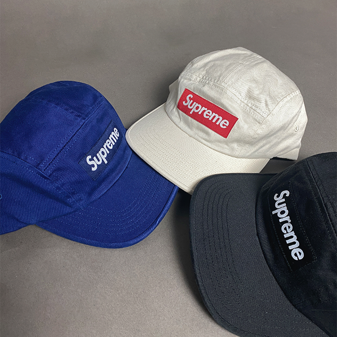 Boné Supreme Washed Chino Twill Camp Cap "Navy"