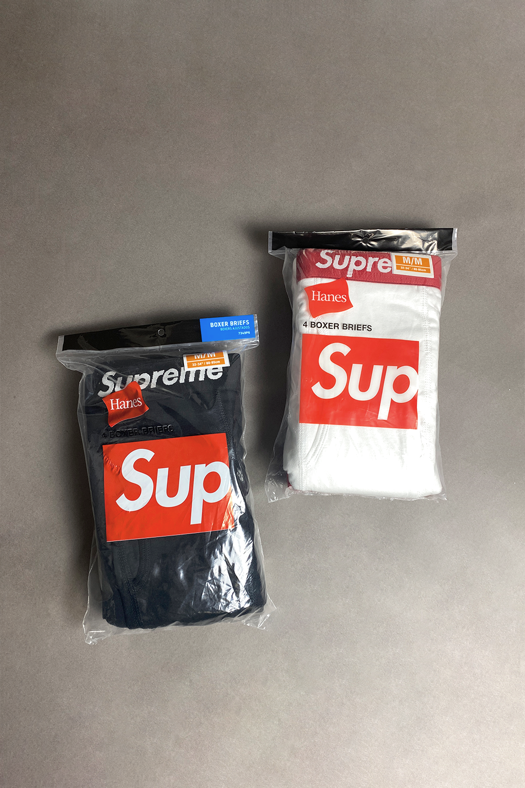 Pack de 4 Cuecas boxer Supreme x Hanes preto