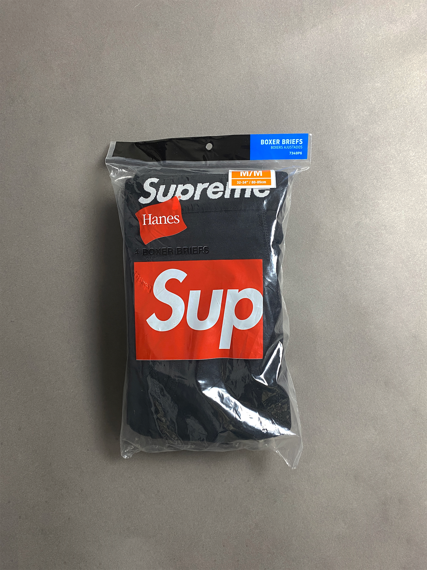 Pack de 4 Cuecas boxer Supreme x Hanes preto