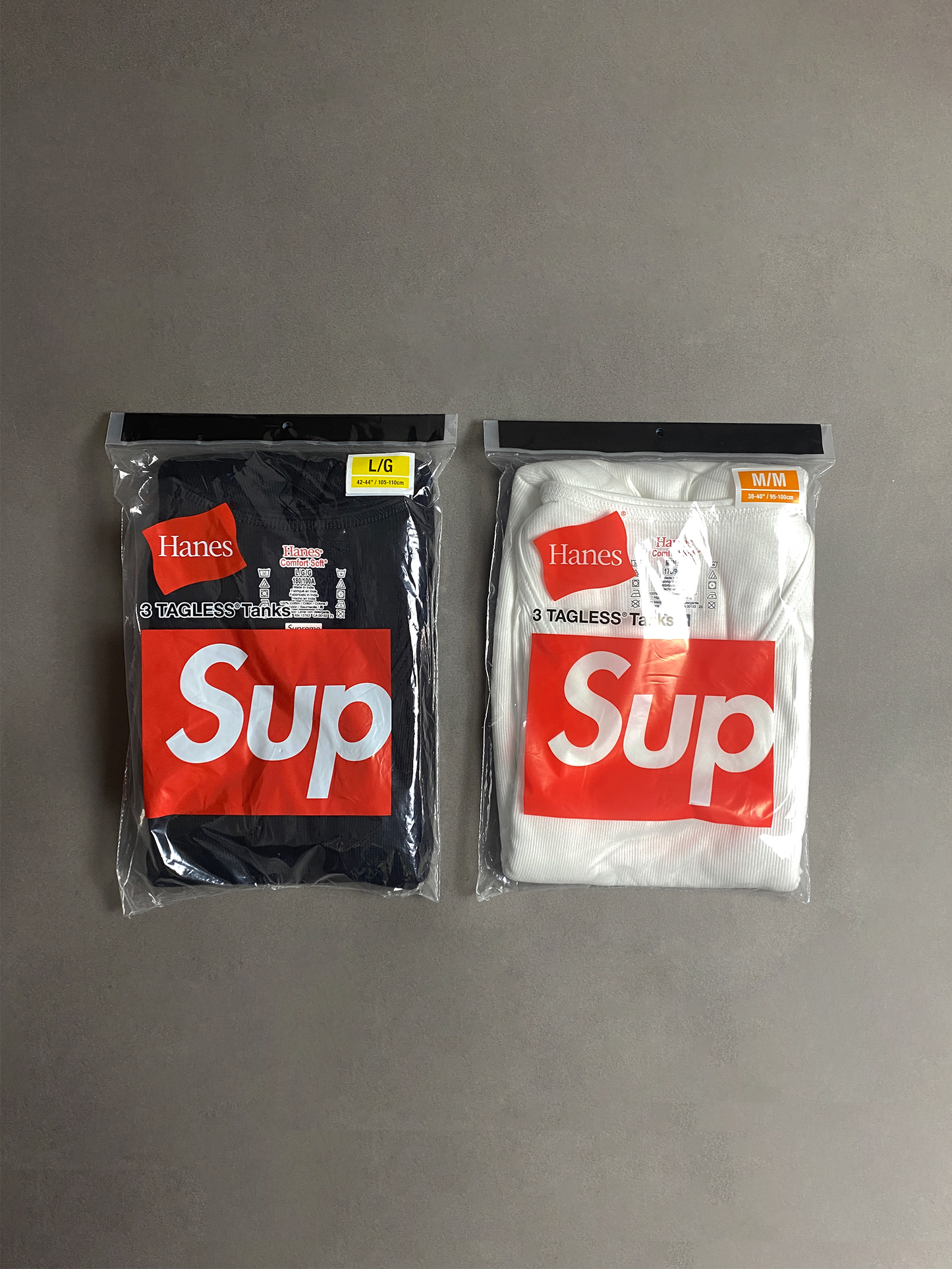 Pack de 3 Regatas Supreme x Hanes branco