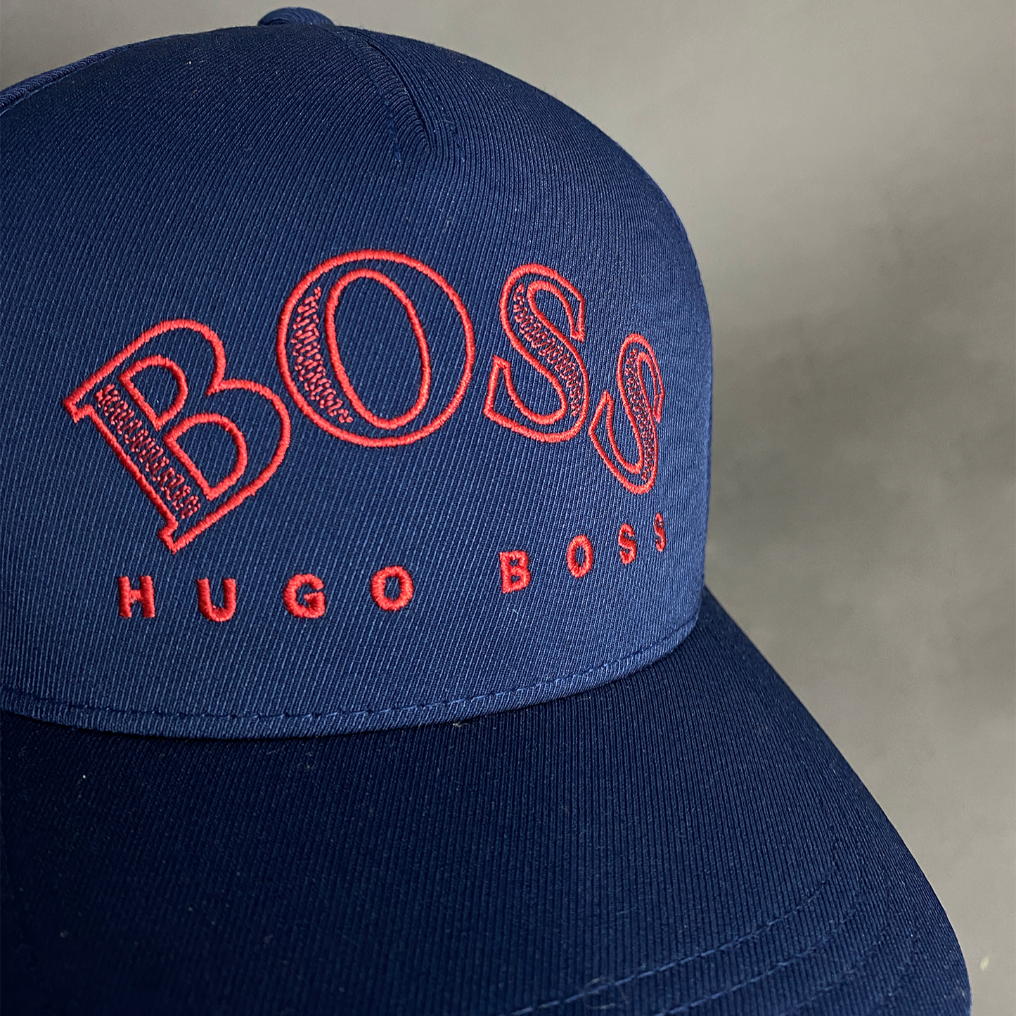 Boné HUGO BOSS logo azul navy