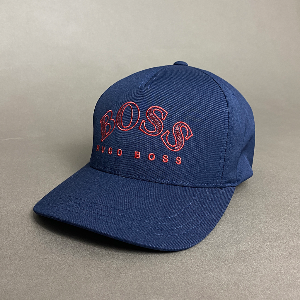 Boné HUGO BOSS logo azul navy