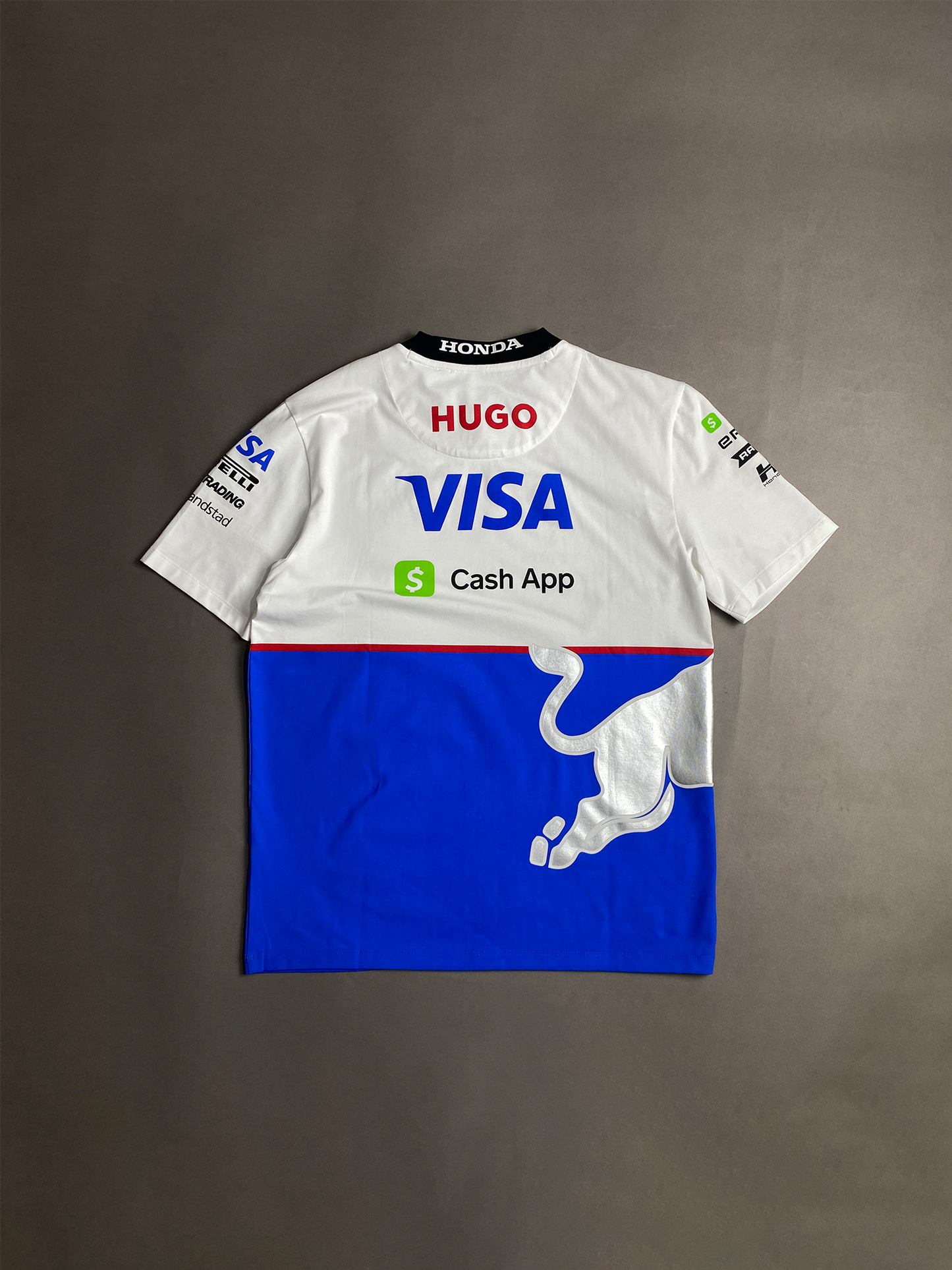 Camiseta Hugo Boss x RedBull F1 2023 Cash App Royal/White