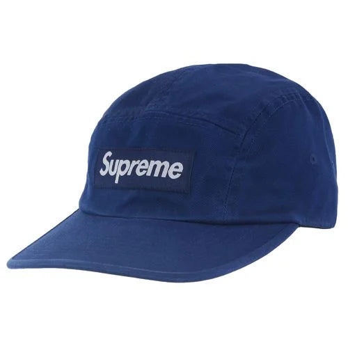 Boné Supreme Washed Chino Twill Camp Cap "Navy"